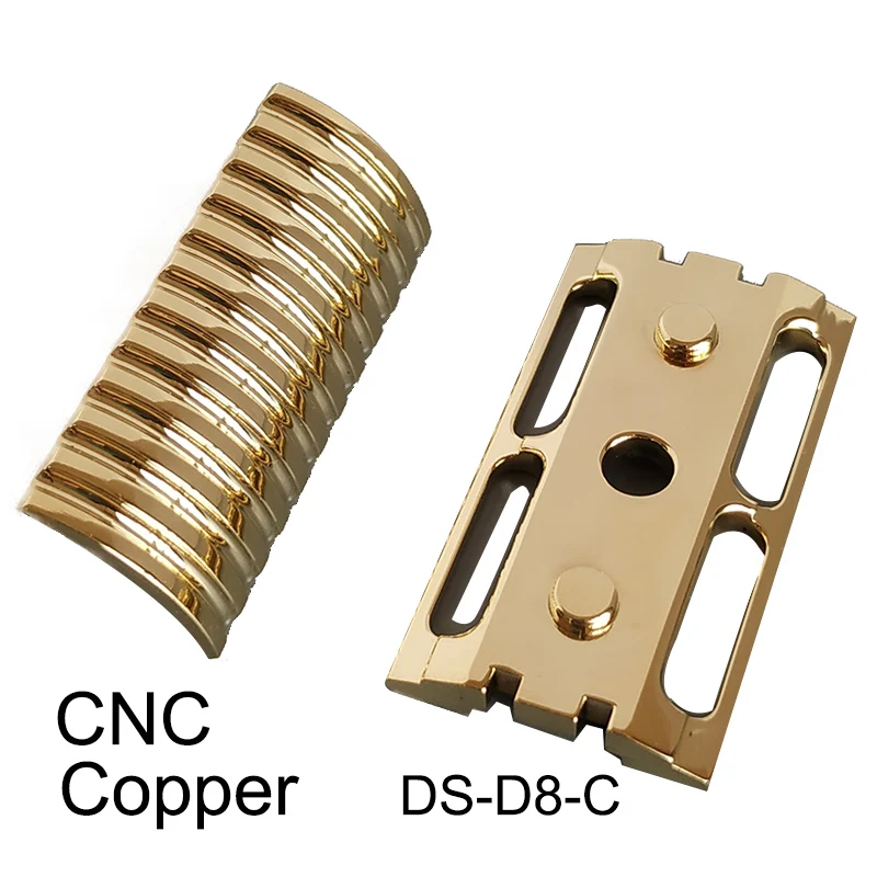 Dscosmetic D8 copper double edge safety razor head