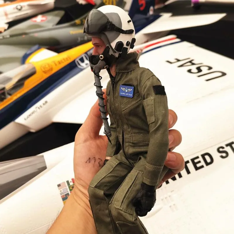 Figurine Pilote RC – échelles 1:5 / 1:6 / 1:9, Casque En Verre, Plastique, Pour Avion Modélisme