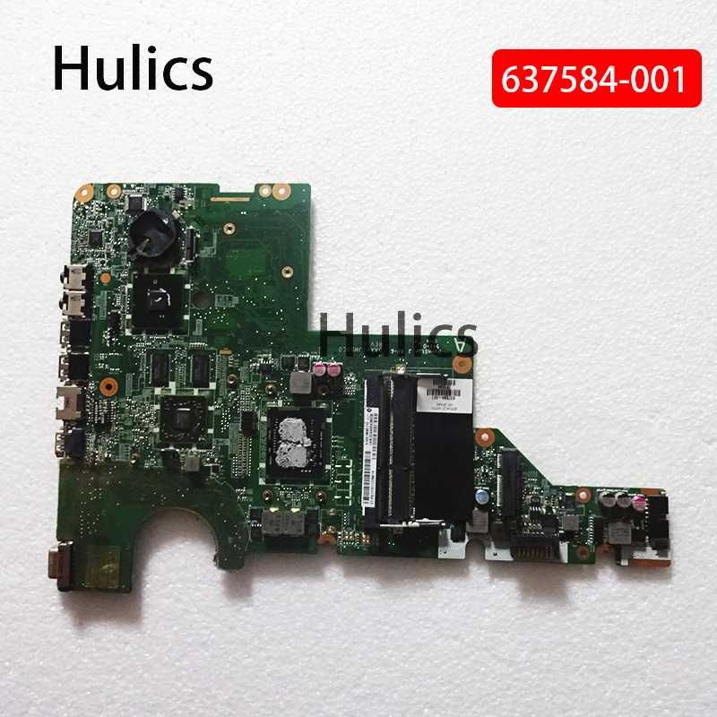 

Hulics Used 637584-001 For HP G62 DAAX1JMB8C0 Pavilion G42 Laptop Motherboard HM55 HD6370/512M I3-370M CPU Board