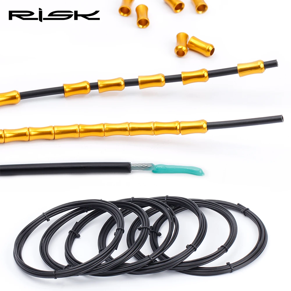 RISK 3meters Bicycle Brake Shifting Slick Lube Catheter For Internal Cable Routing Bikes Cable Guide Oil Tube Inner Pipe Housing