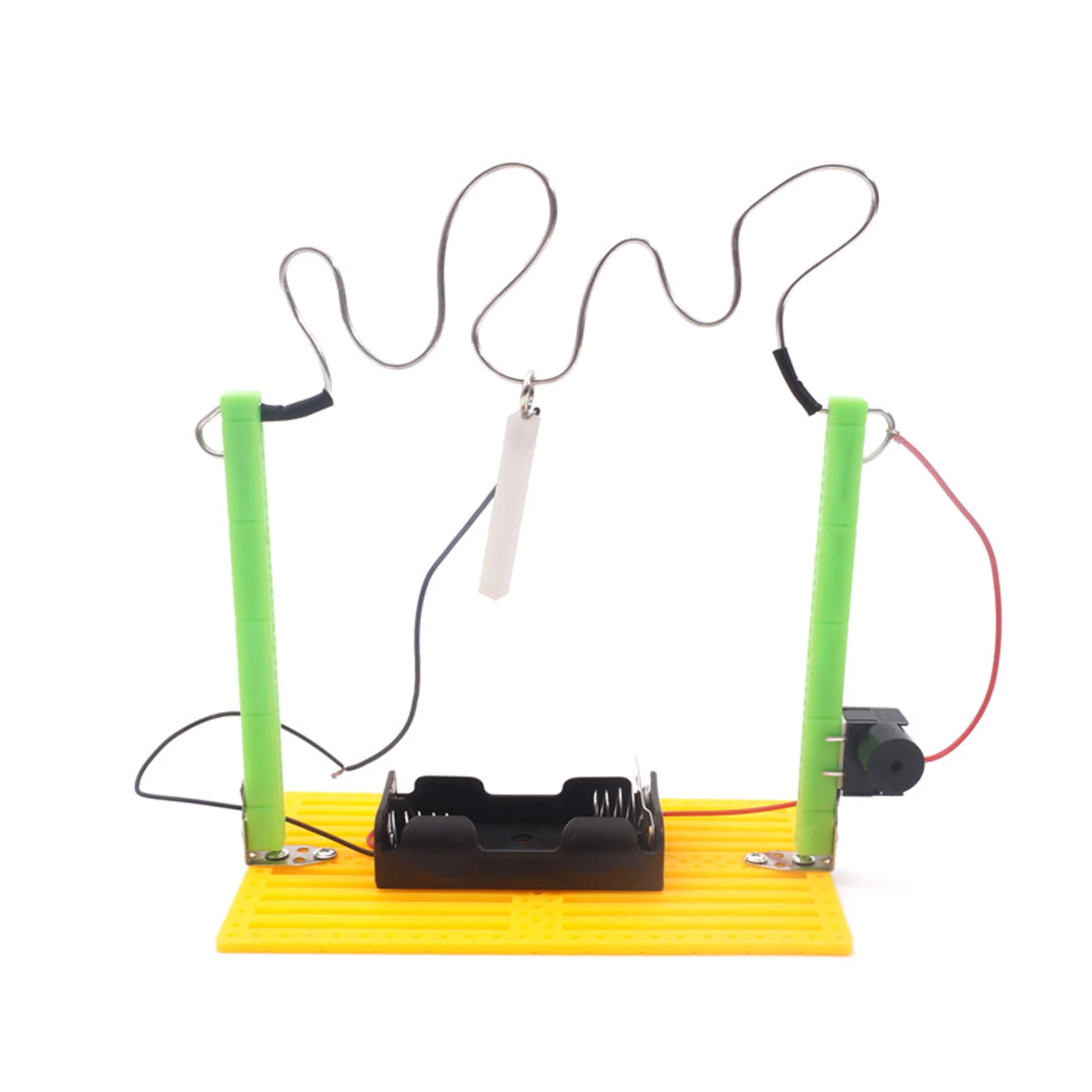 Creativo fai da te croce linea di fuoco circuito fisico esperimento scuola scienza tecnologia piccola produzione studente scienza educativa