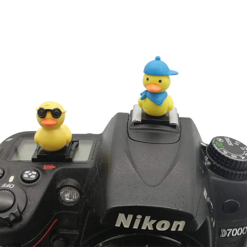 

Yellow Duck 3D Cartoon Camera Flashlight Hot Shoe hotshoe cover For Canon Nikon Fujifilm Samsung Panasonic Leica Olympus