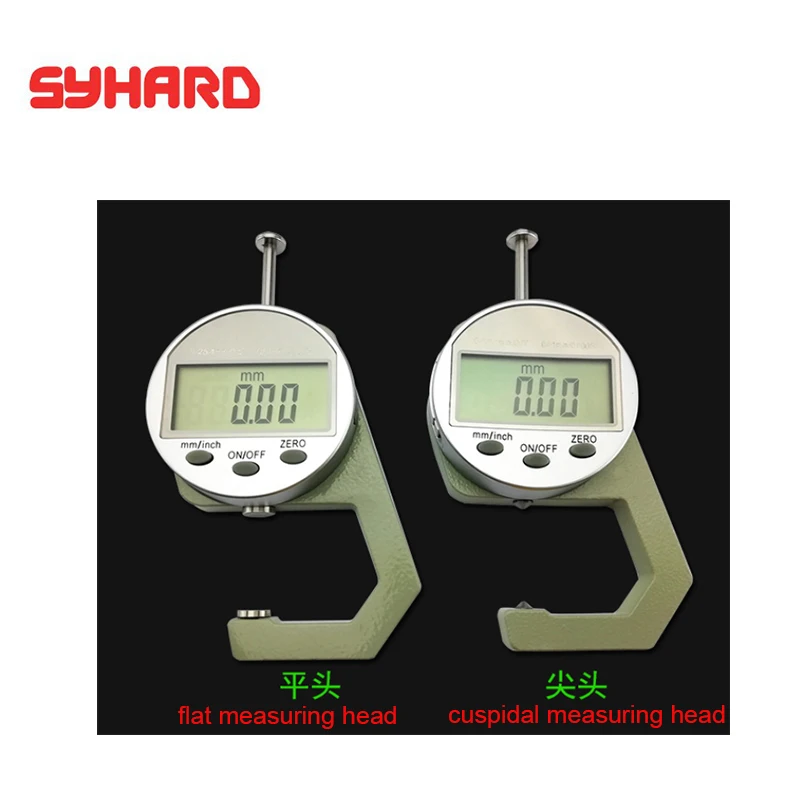 

Electronic Thickness Gauge Cuspidal And Flat Measuring Head Electronic Digital