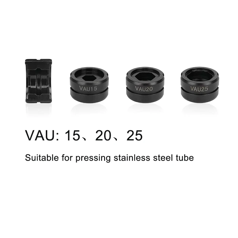 Hydraulic Pipe Crimping Dies, TH, U Pipe Dies for Pex Fittings and V, M, VAU, VUS Pipe Dies for Copper Fittings