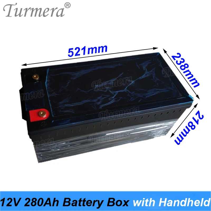 Turmera-caja de almacenamiento de batería Lifepo4, 12V, 90Ah, 120Ah, 200Ah, 280Ah, 3,2 V, carcasa para sistema de energía Solar y fuente de alimentación ininterrumpida