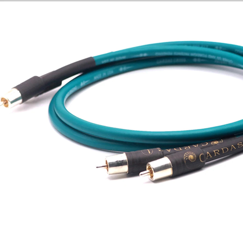 Hifi Cardas Gold-Plate Xlr Gebalanceerde Vrouwelijke Stekker Audio Kabel Cardas Kruis Audio Versterker Cd Dvd-Speler Rca Interconnect Kabel