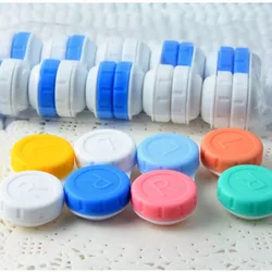 10 Pcs/lot Contact Lenses Case Contact LensBox for Eyes Travel Portable Storage Container Contact Lenses Case