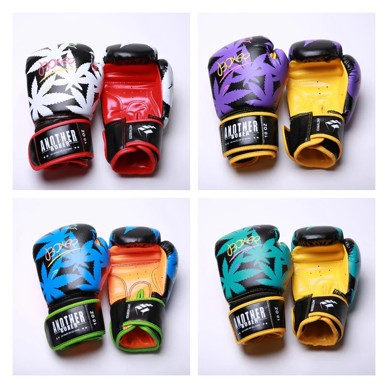 Kick Boxing Gloves Men Women PU Karate Muay Thai Guantes De Boxeo Adults Kids Fight Sanda Training Equipment MMA Sparring Gloves