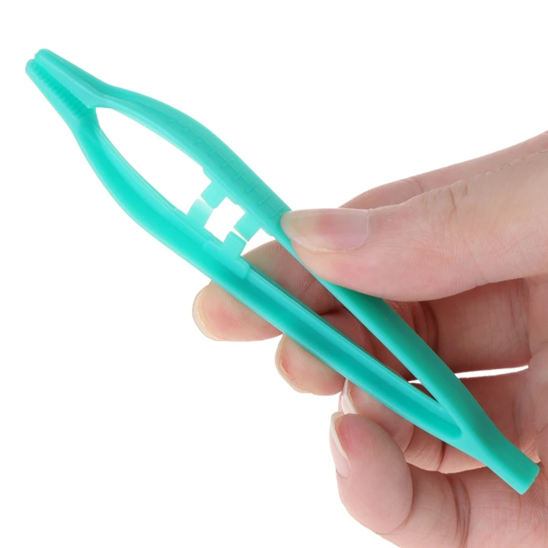 New Reptile Feeding Tweezers Clamp Pliers Plastic Feeder Clip Non Slip Terrarium