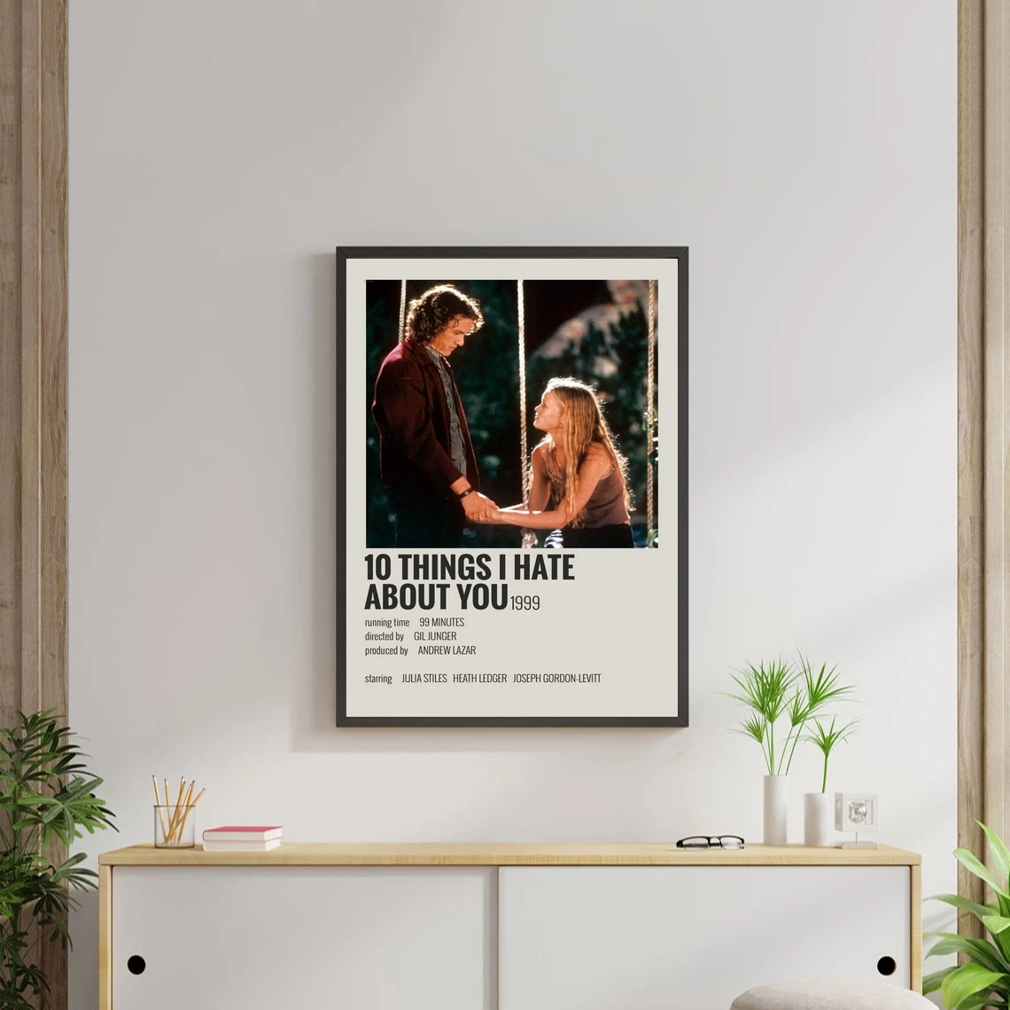 10 Things I Hate About You Movie Poster Art Print Canvas Painting Wall Pictures Living Room Home Decor (No Frame)