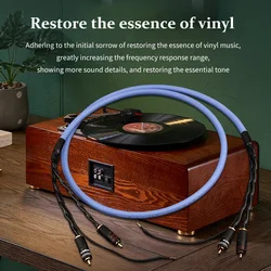 Xangsane three-layer shielded OCC silver-plated vinyl LP tonearm signal hifi rca cable record audio cable phonograph ground wire