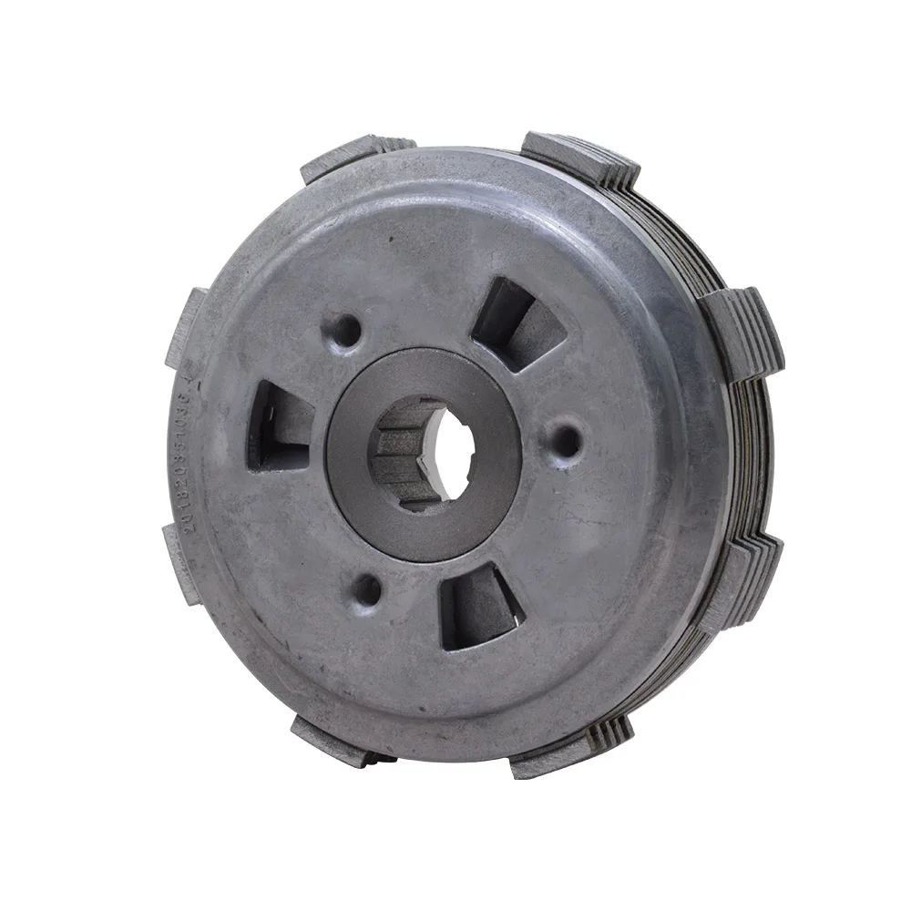 The motorcycle central external clutch is suitable for Zongshen Lifan Longxin CG 125 CG 200 125 200cc improved slip clutch.