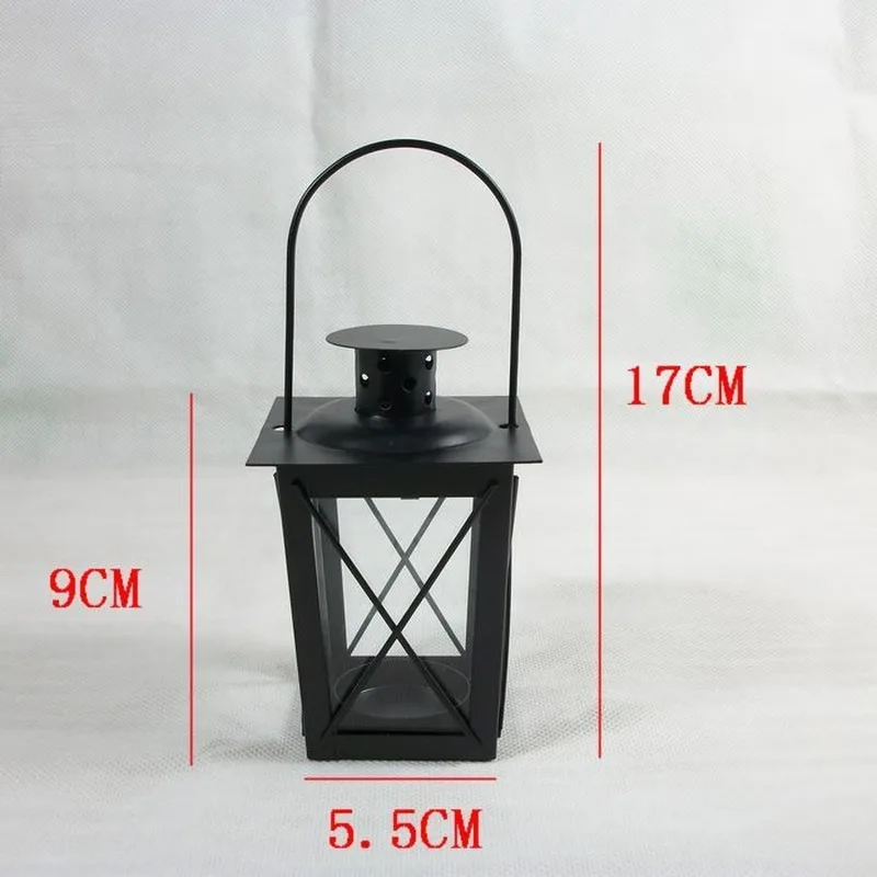 European Style Simple Mini Candle Holder Wrought Iron Holder Metal Candle Christmas Candle Lantern Diwali Decorations Home Decor