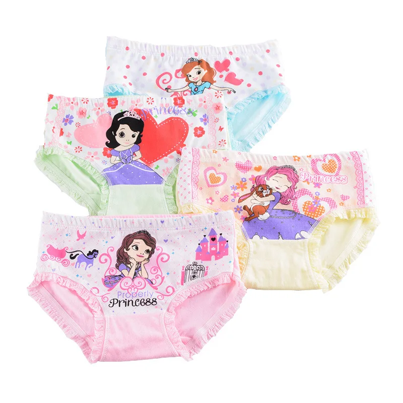 new panties for girls children underwear disney sofia Elsa princess cute baby kids briefs boxer lovely cotton soft underwear