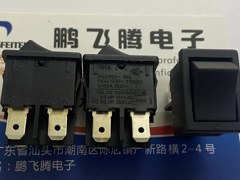 1PCS Bahasa Jerman MARQUARDT 1858 1858.1102 Arus Tinggi Rocker Switch 4 Kaki 2 Gear Rocker Power Rocker Switch 10A