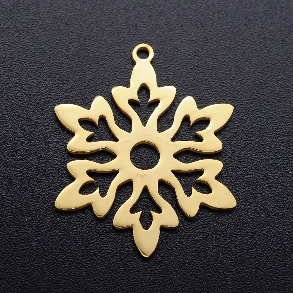 10pcs/lot diy summer beach palm tree stainless steel charm pendant wholesale leaf flower rose jewelry bracelet connector charms