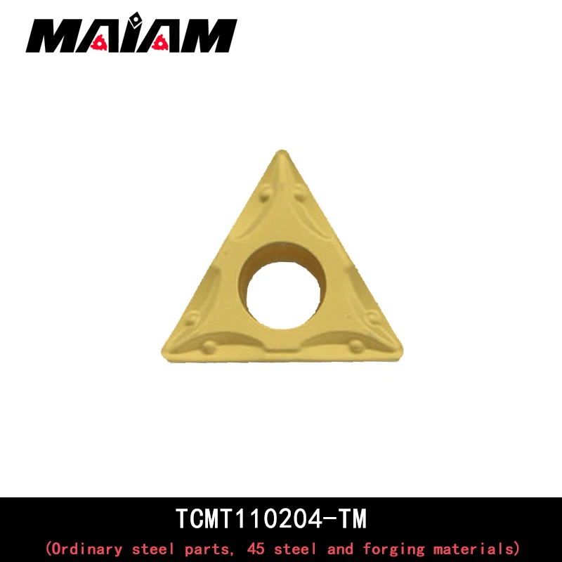 TCMT inserto triangolare TCMT1102 TCMT110204 TCMT110208 TCMT16T3 TCMT16T304 TCMT16T308 TM inserto In Metallo Duro per acciaio Ordinario parti