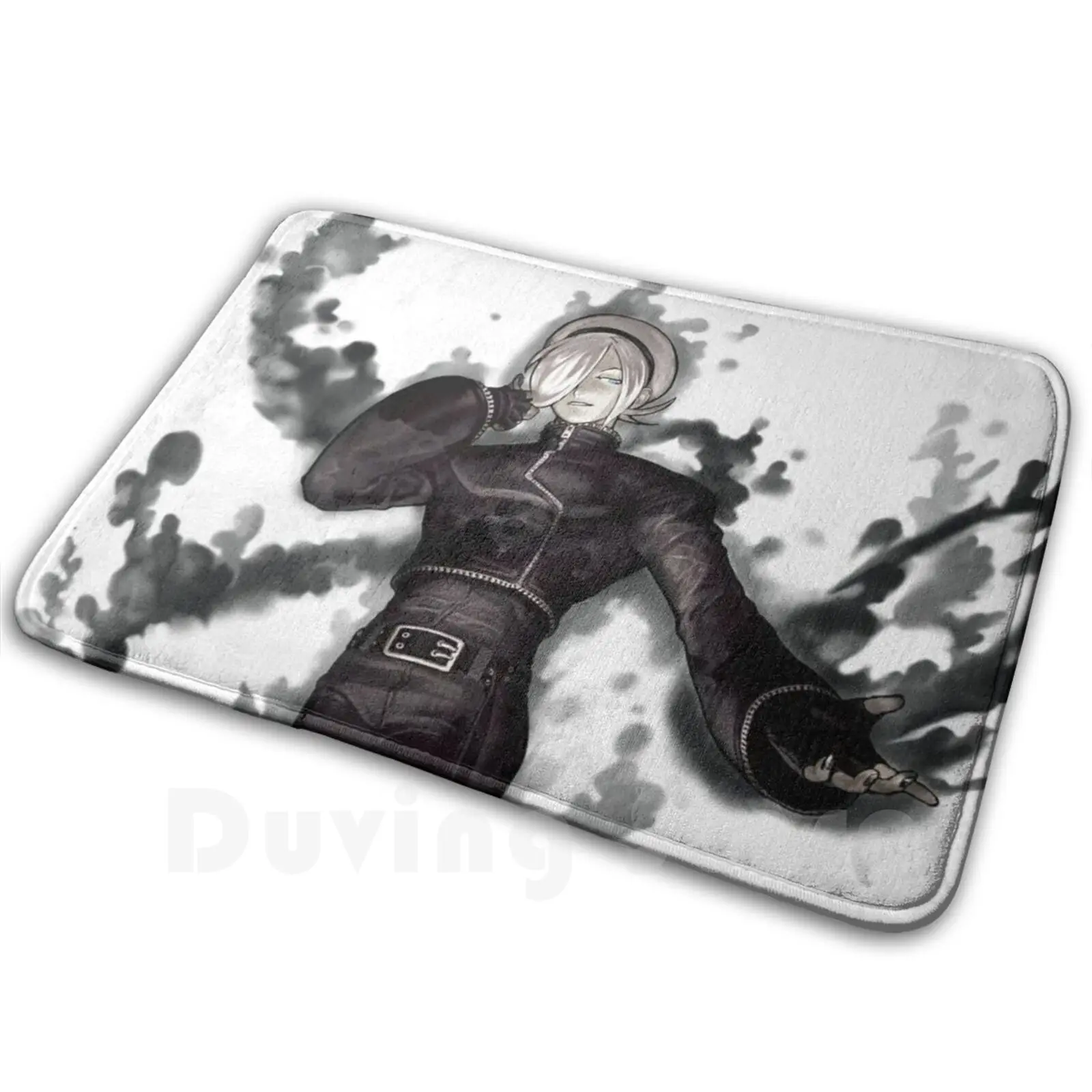 Ash Crimson King Of Fighters 2002 King Of Fighters Kof Fighter alfombra cojín suave antideslizante el rey de los luchadores