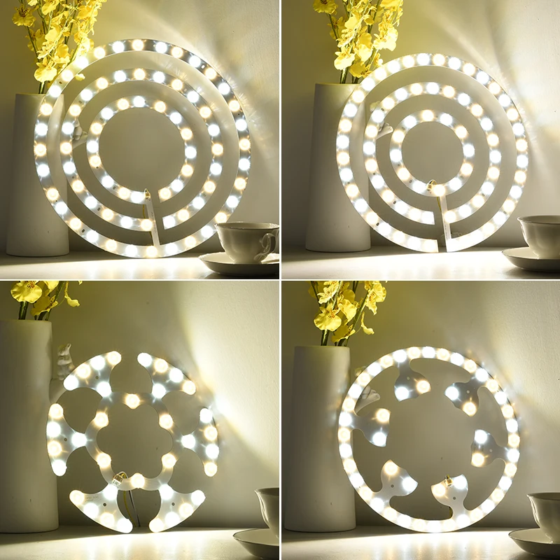 

LED Ceiling Board the Circular Retrofit Lamp 5730 Ring Light 36W 48W 72W NiteCore Extreme 3000K 4000K 6000K 220V Dimming Bulb