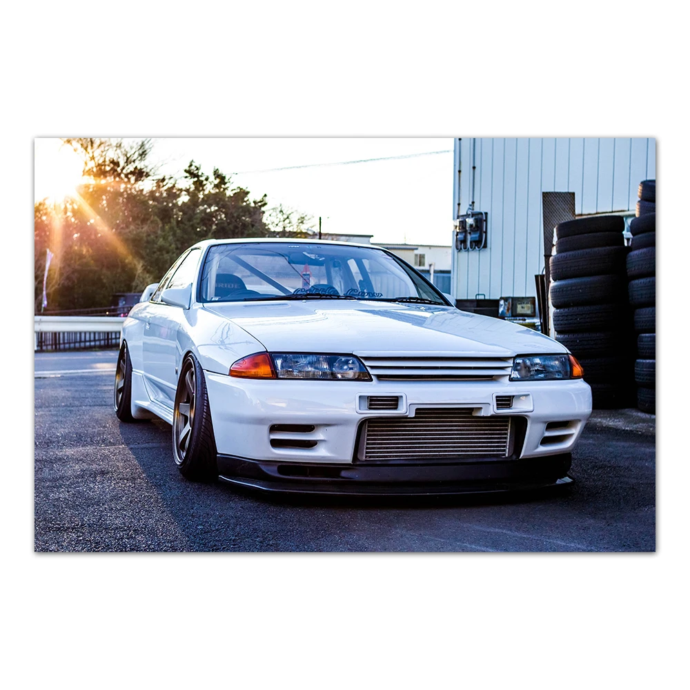 NISSAN GTR R32 Skyline Sports Car Photo Wall Art Gifts Poster and Print Canvas Paintings For Bedroom Home Decor