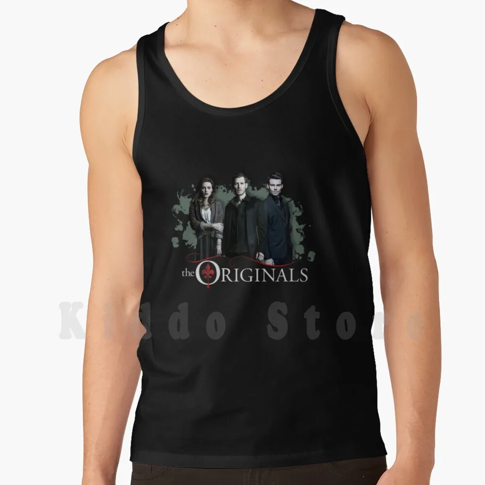 The Originals-Klaus , Hayley And Elijah Tank Tops Vest 100% Cotton The Originals Klaus Hayley Elijah Vampire Werewolf