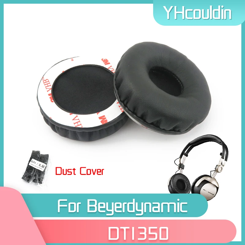 YHcouldin Earpads For Beyerdynamic DT1350 Headphone Accessaries Replacement Wrinkled Leather