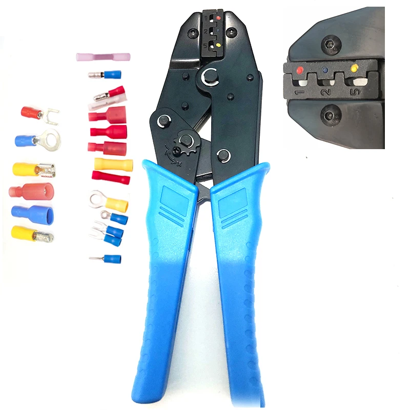 

Crimping Pliers Insulated Wire Connectors Ratcheting Crimper Tool for RV,SV,FDD,MDD.FDFD,BHT,FRFNY,MPFNY,FDFN,MDFN,BV, Terminal