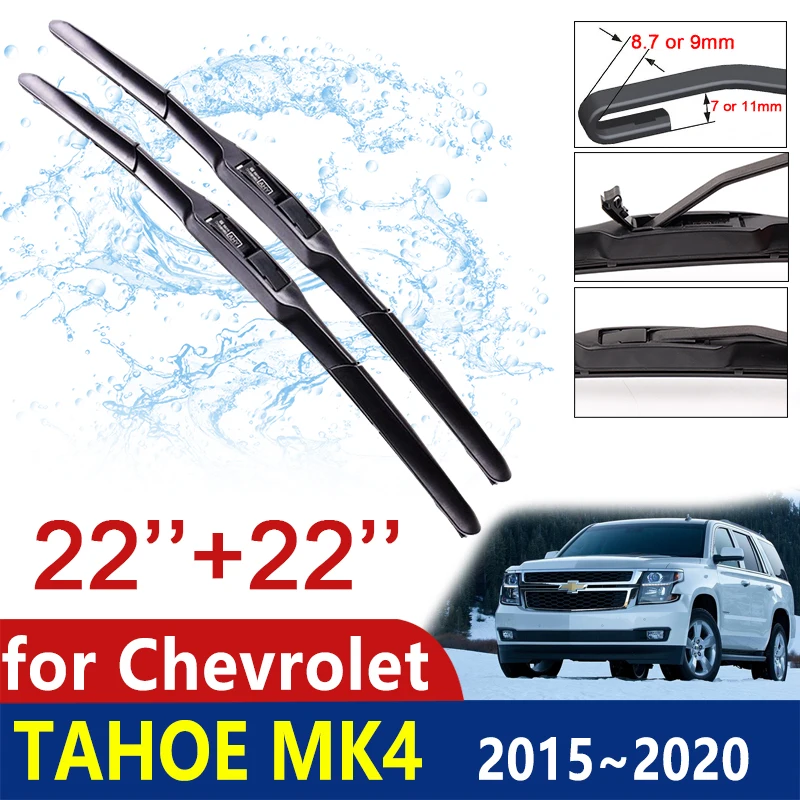 

Car Wiper Blade for Chevrolet Tahoe MK4 GMC Yukon 2015 2016 2017 2018 2019 2020 Front Windscreen Windshield Wipers Car Goods