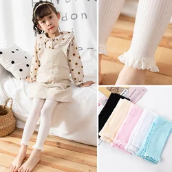 Children's Velvet Hollow Butterfly Stockings  Summer Thin Girls' Leggings Pantyhose Lace Lace Girls' Base Mosquito Socks