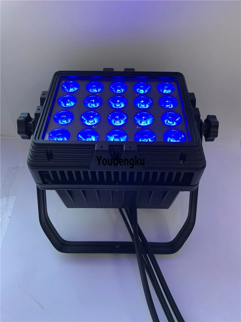 8 pieces IP65 LED City Color Outdoor 20x18w RGBWA UV 6in1 waterproof stage wedding bar wall washer led dmx light