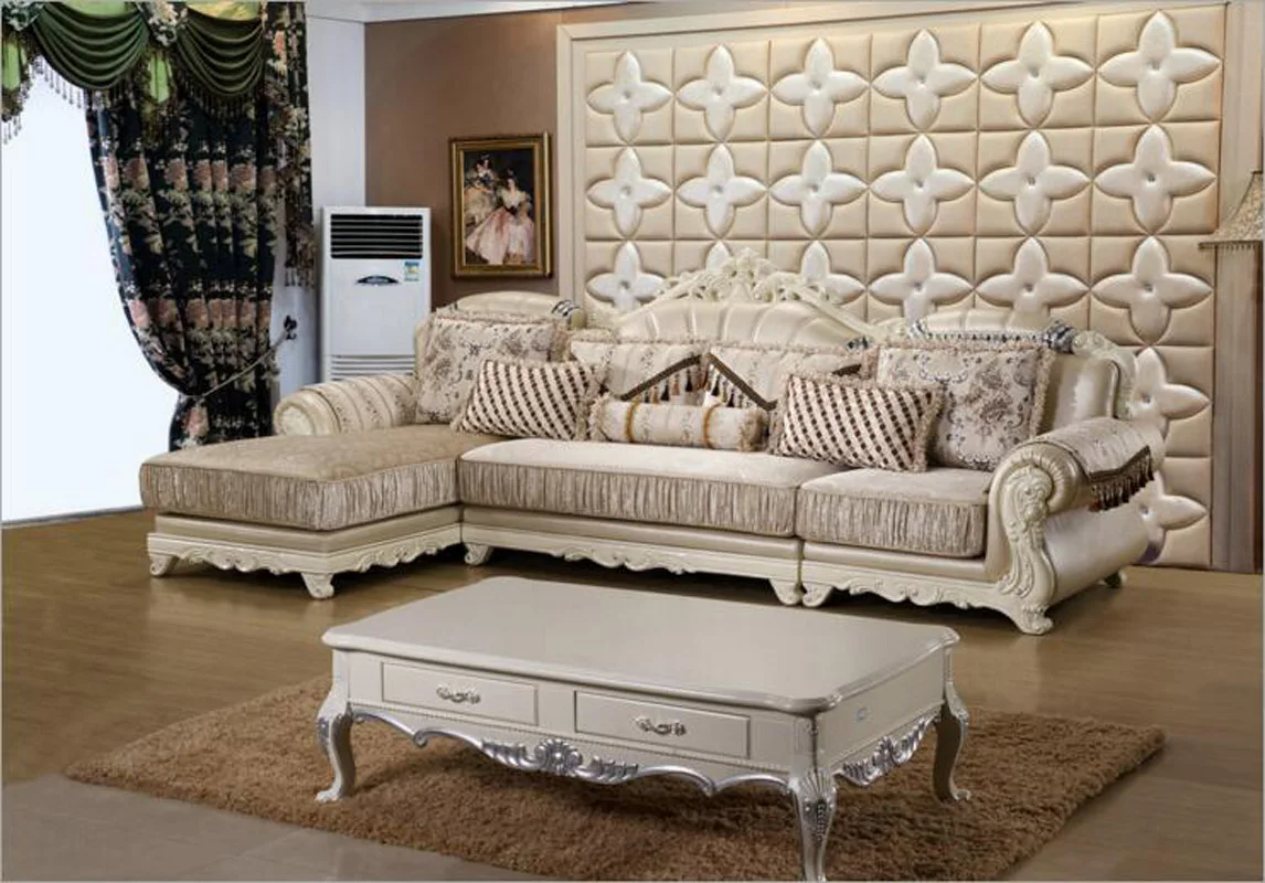 Wohnzimmer möbel moderne stoff sofa Europäischen sofagarnitur set a1261