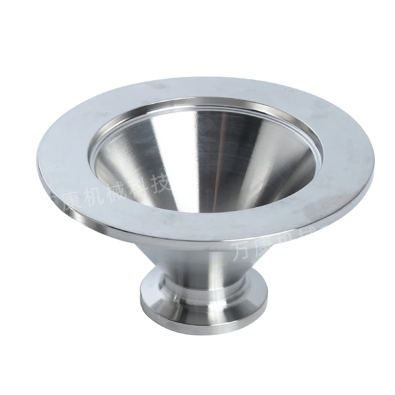 KF Vacuum 304 Stainless Steel Large And Small End Flange Chuck Adapter Quick Fitting Reducer kf16 25 40 50