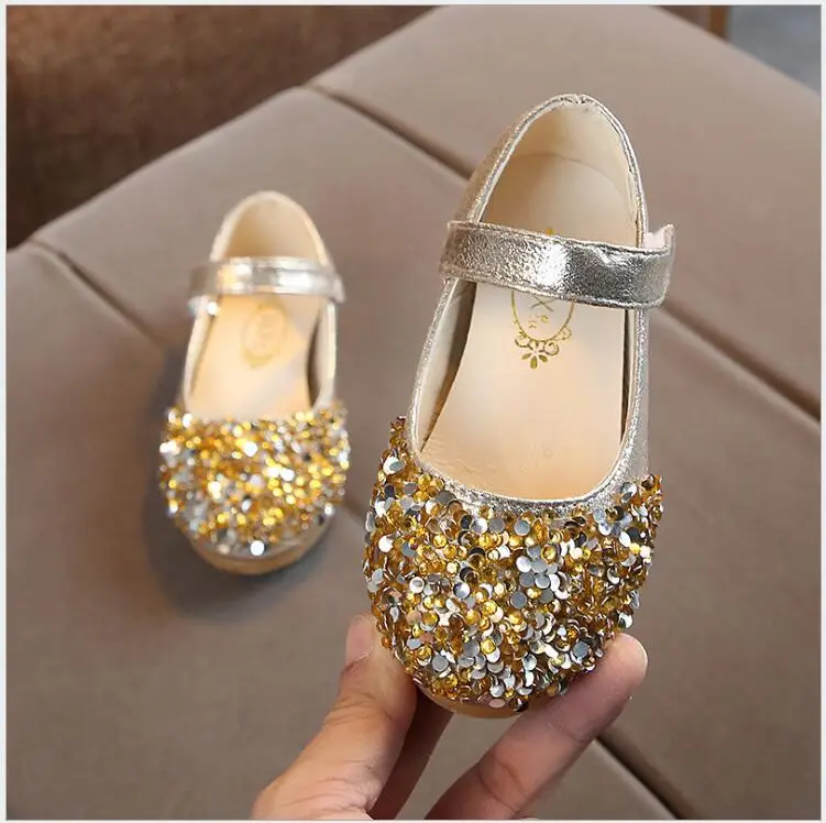 Children Fashion Shoes Girls Princess Shoes Glitter Children Baby Dance Shoes Casual Toddler Girl Sandals 2021 New