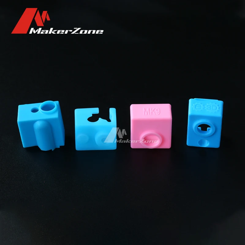 3D Printer Parts Silicone Sock for V6 Volcano MK8/MK9/CR10/CR10S Heated Block Warm Keeping Cover