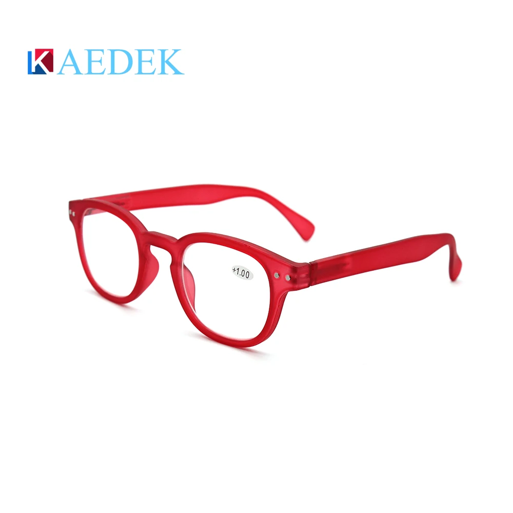 KAEDEK 2020 Trend New Color Reading Glasses Retro Europe Style Quality Men Women Eye Glasses With Flex Lesebrillen