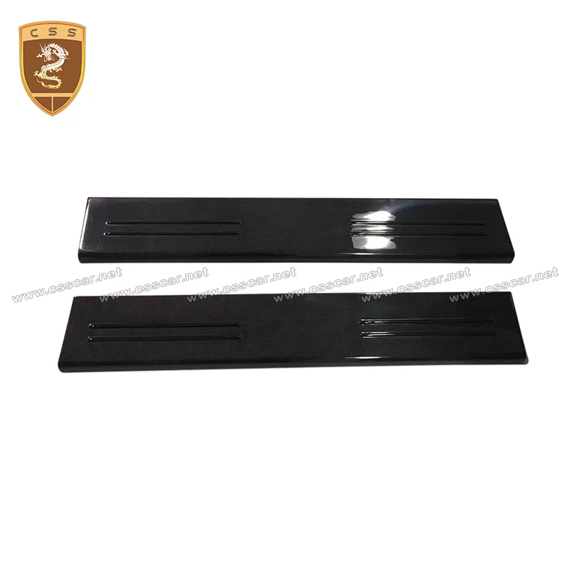 Good Price Dry Carbon Fiber Car Door Sill Scuff Plate Protectors For Ferreri 812 OEM Style