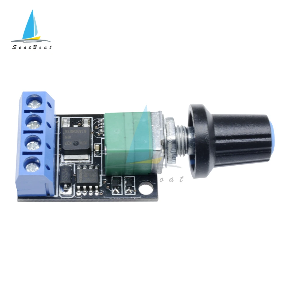 DC 5V-16V 10A PWM DC Motor Speed Controller Governor Stepless Speed Regulator LED Dimmer for LED Light Control 12V