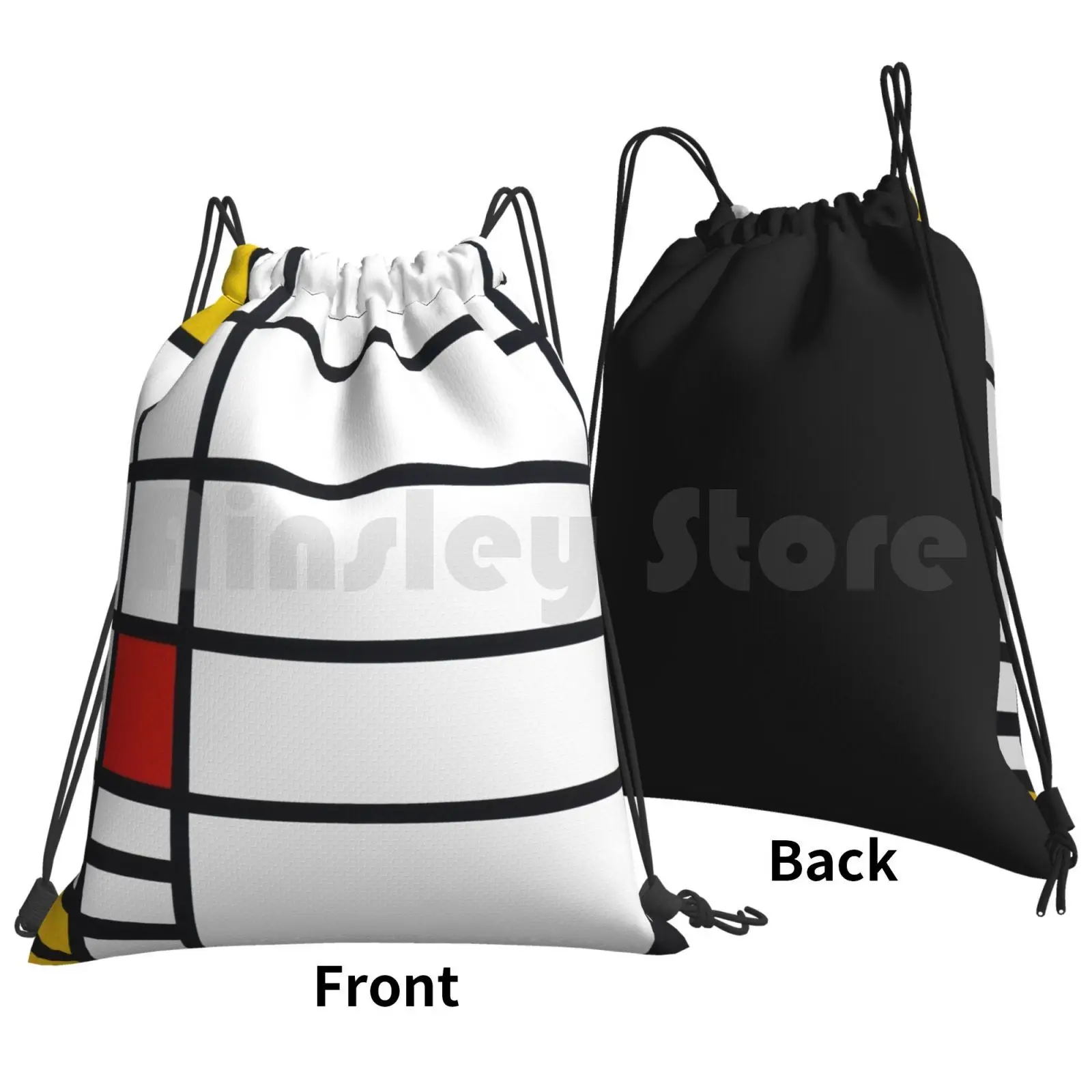 Trafalgar Square ( High Resolution ) , Mondrian Backpack Drawstring Bag Riding Climbing Gym Bag Mondrian Mondriaan Piet