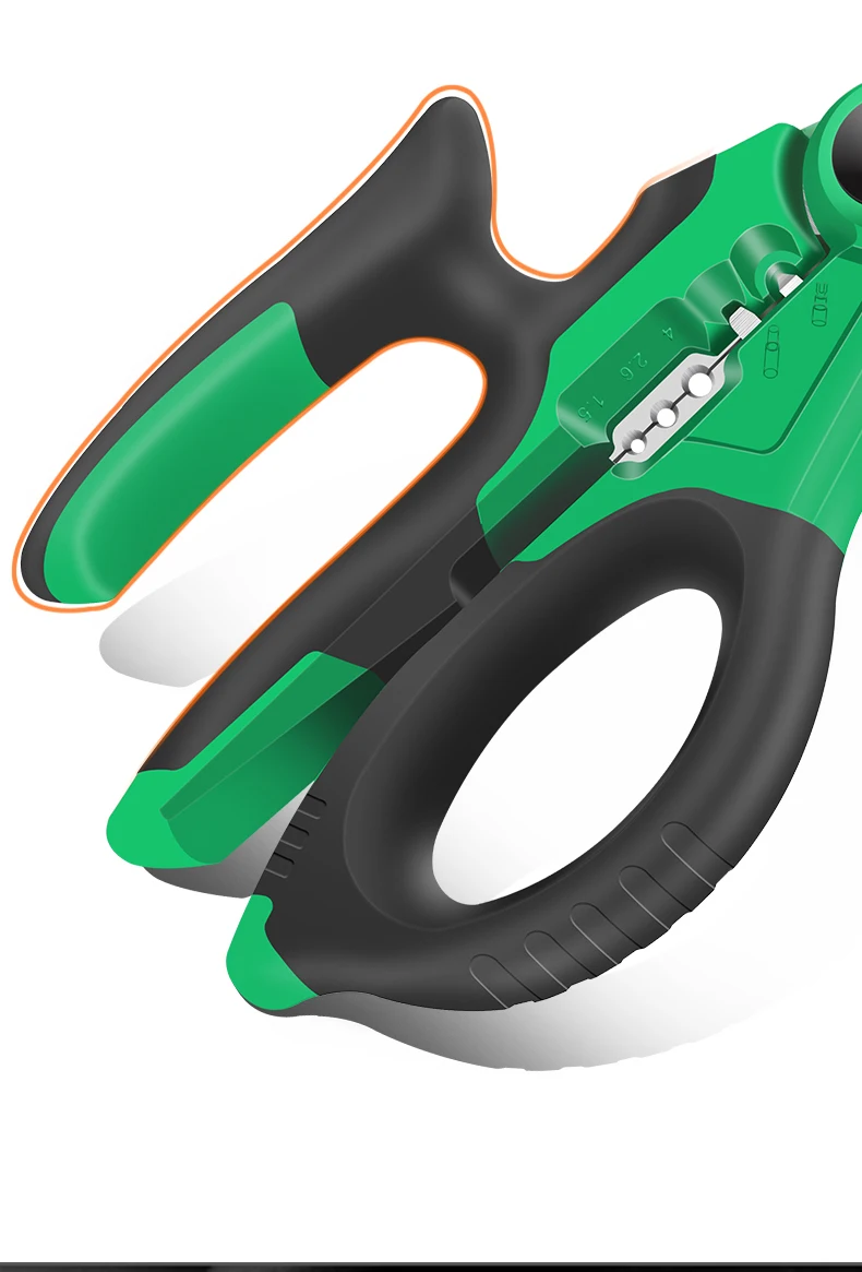 LAOA 6/7 Zoll Elektriker Schere 1,5-4 mm2 Drahtschneider Abisolieren Elektrodraht 1,5-4 mm2 Schneidklemme Crimpen Edelstahl – Detail 12