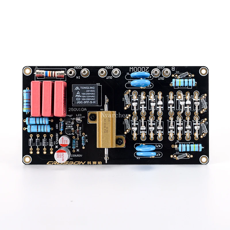 Nvarcher Discharge Type Non Inductive Filter Audio Power Supply Purification Board With Delay Soft Start