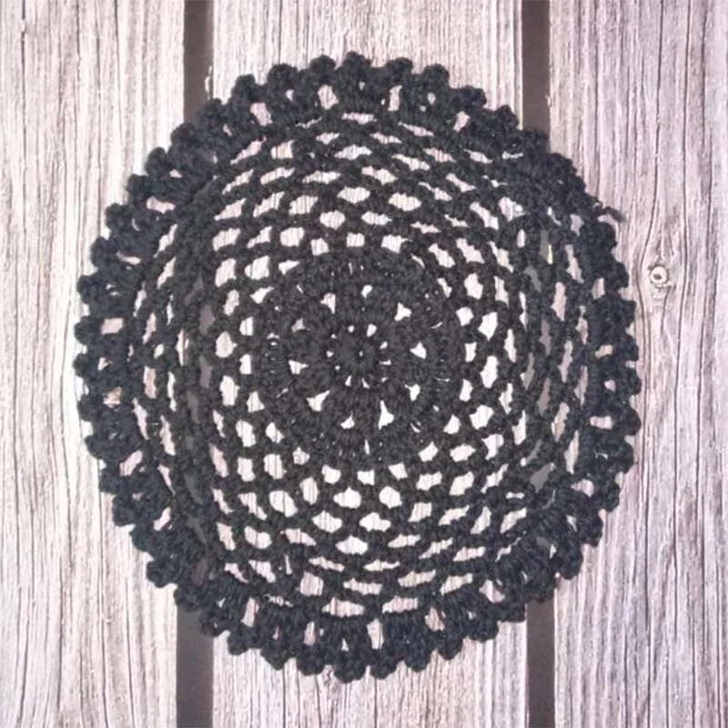 Hot Lace Cotton Round Table tovaglietta Crochet Coffee tovaglietta Drink Pad Christmas Coaster Cup Mug teiera Dining Doily Kitchen