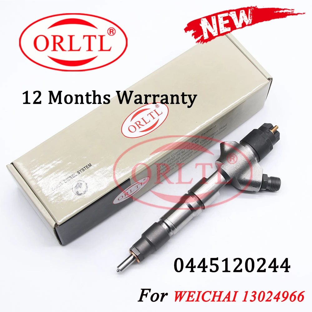 ORLTL Fuel Injector 0445120244 13024966 Diesel Inejctor 0445 120 244 Injector Pump 0 445 120 244 for WEICHAI WP6 6.2L 170KW