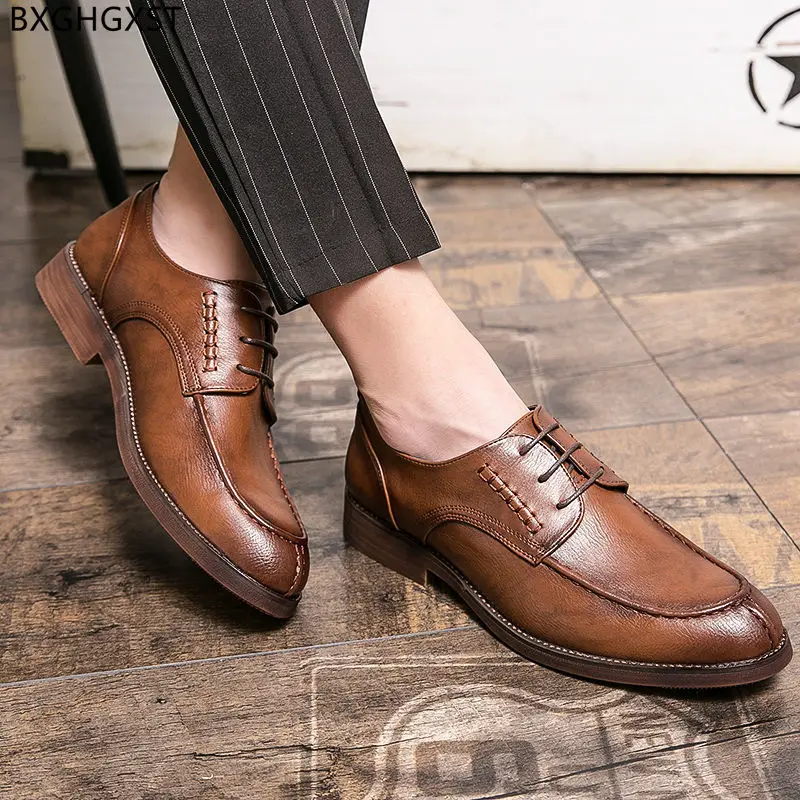 Classic Oxford Men Dress Shoes Italian Leather Shoes Men Coiffeur Cover Shoes for Men 2024 Sapato Social Masculino Chaussures