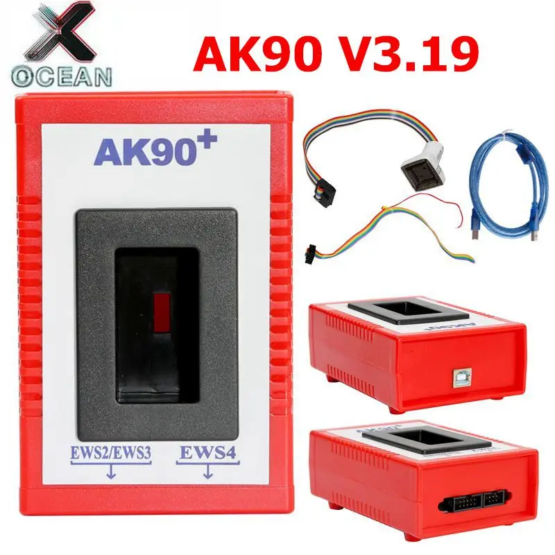 Latest V3.19 AK90 For BMW AK90+ AK 90 Key Programmer Tool For All BMW EWS AK 90 Key Maker AK-90 FOR BMW EWS 1995-2005