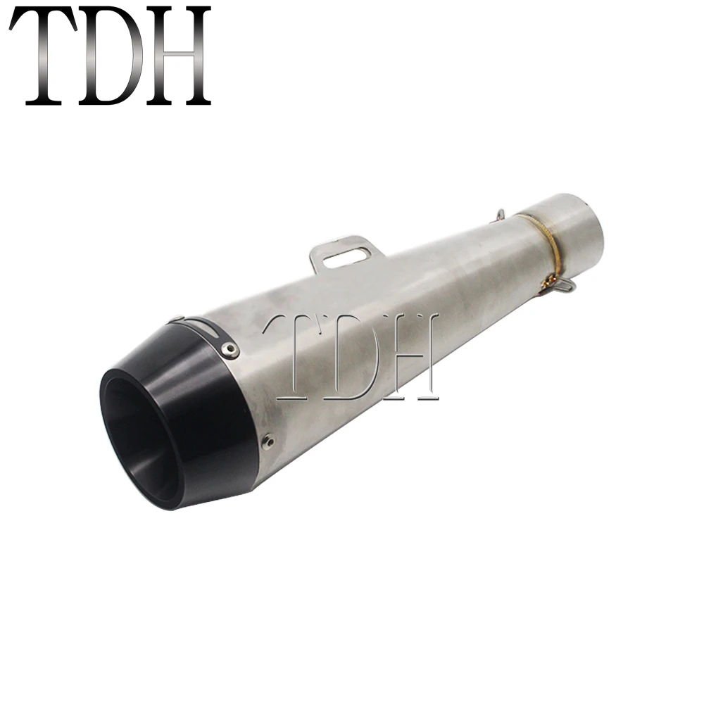 الفولاذ الألومنيوم دراجة نارية العادم Pipe الأنابيب 35 مللي متر-58 مللي متر مقهى المتسابق الترابية دراجة الشارع دراجة موتوكروس الأنابيب SC العادم #2