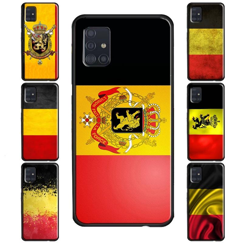 Belgium Coat of Arms Flag Case For Samsung Galaxy S20 FE S22 S21 Ultra S8 S9 S10 Note 10 Plus S10e Note 20 Ultra