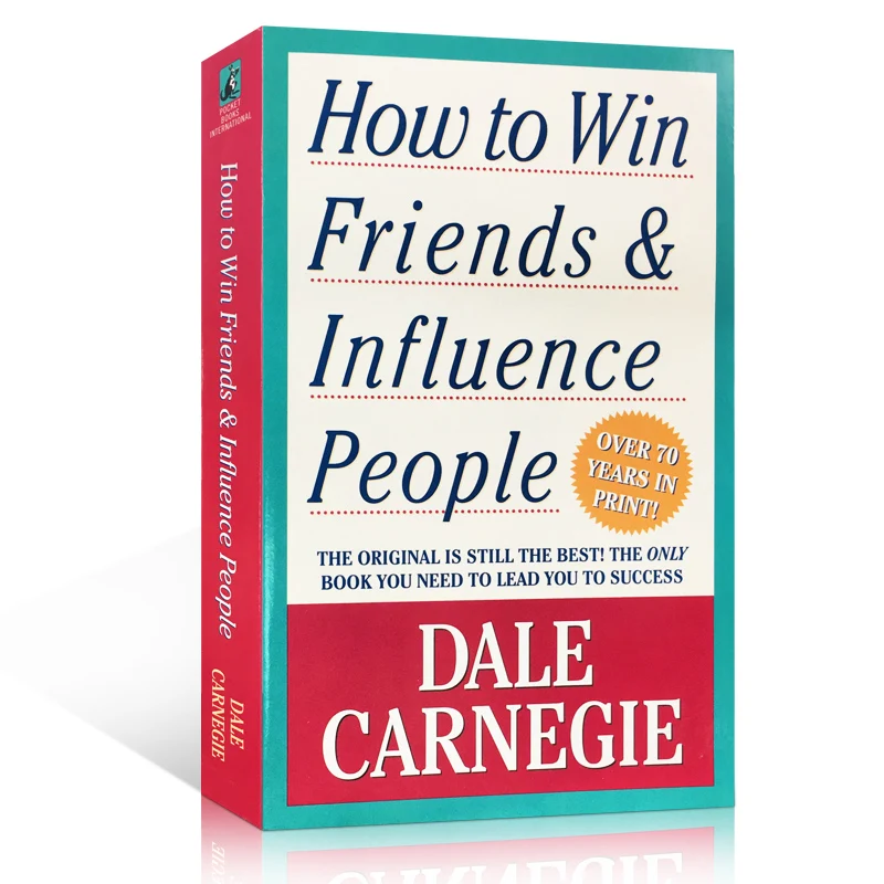 How to Win Friends and Influence People by Dale Carnegie The Original English Book Successful Inspirational Philosophy Book