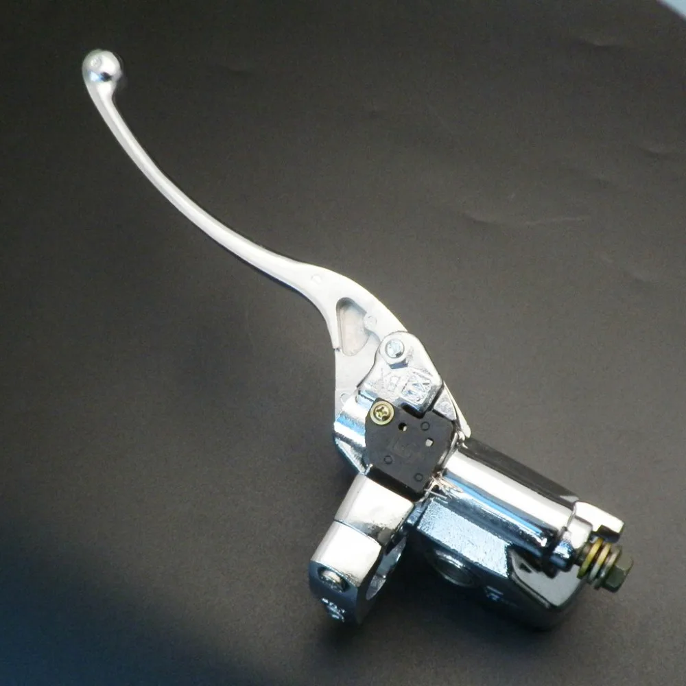 Scooter Front Right Master Cylinder Brake Lever With 10mm Thread Mirror Hole For GY6 Roketa 150CC 125CC Bello Retro