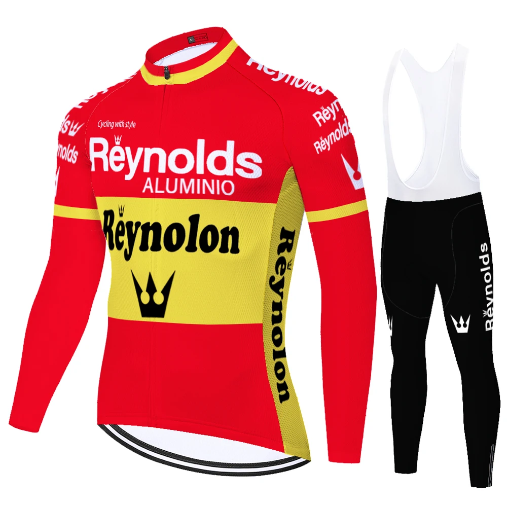 Reynolds Summer Spring conjunto ciclismo masculino bicycle clothing cycling equipment jersey cuissard long cyclisme homme hiver