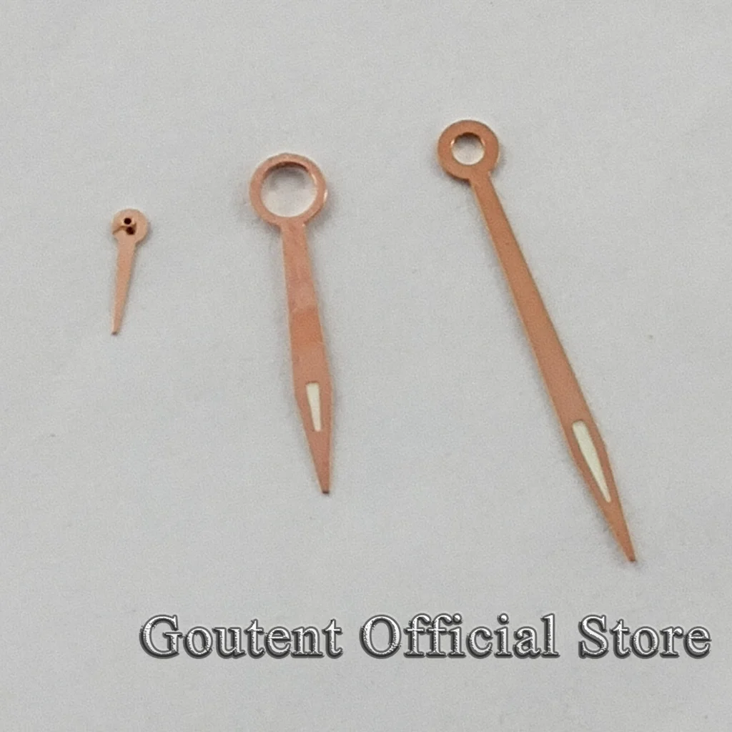 Goutent 1pcs Silver Rose Gold Watch hands fit ETA 6497,6498 sea gull ST36 Hand Winding Movement Watch